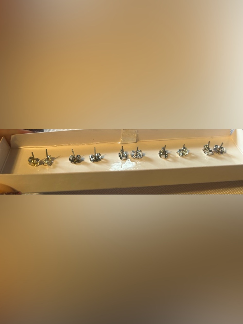 Weekday Multi-Color Stud Earring Set - Gold Metal - Picture 2 of 5
